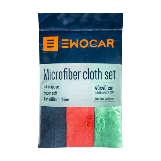 Panni in microfibra Ewocar Allrounder, confezione da 3