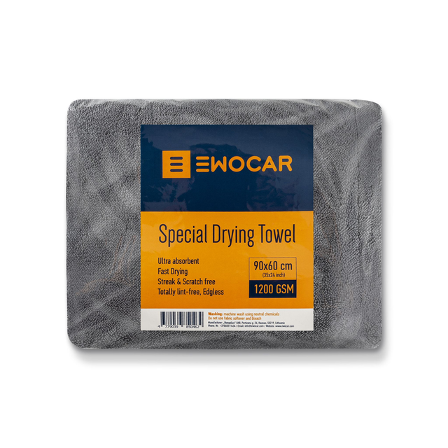 Special Drying Towel 90x60cm 1200GSM / Grau