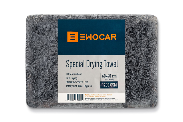 Special Drying Towel 60x40cm 1200GSM / Grau