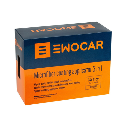 Emballage des applicateurs de revêtement EWOCAR, 14 × 11 cm, lot de 3