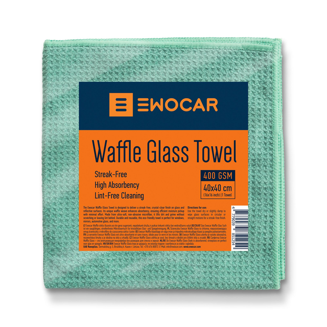 Waffle Glass Towel 40x40cm