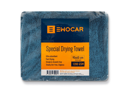 Panno asciugatura speciale Ewocar 60x90cm 1200 GSM blu