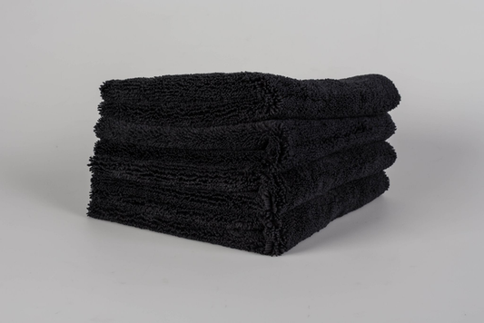 Edgeless Mikrofasertuch 40x40cm Schwarz 400GSM